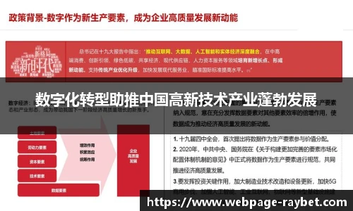 数字化转型助推中国高新技术产业蓬勃发展